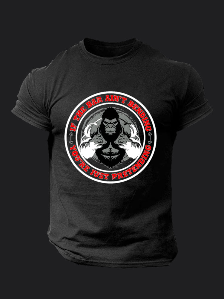 You're Just Pretending BombApe Gym T-shirt