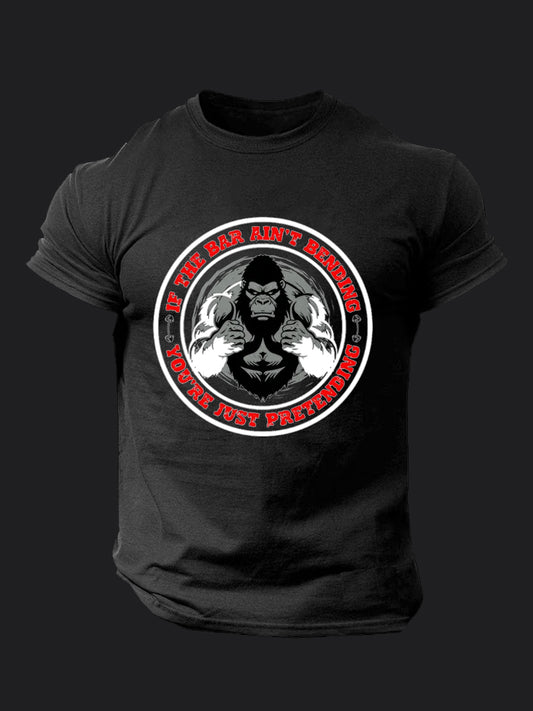 You're Just Pretending BombApe Gym T-shirt