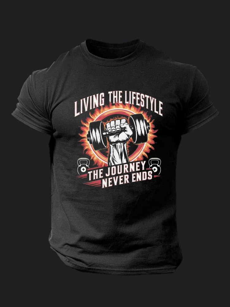 Living The Lifestyle BombApe Gym T-shirt