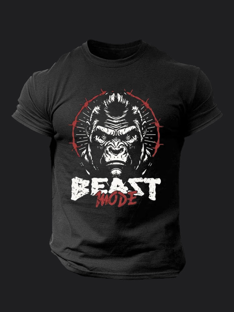 Beast Mode Gorilla BombApe Gym T-shirt