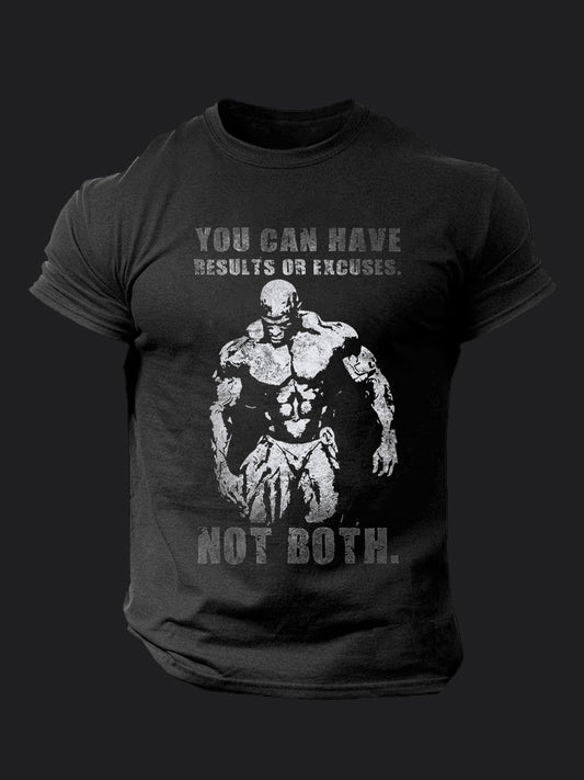 Results or Excuses BombApe Gym T-shirt