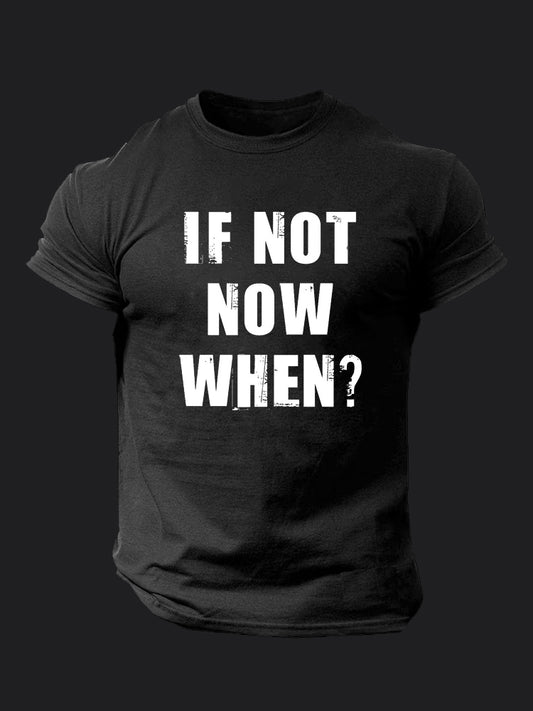If Not Now When BombApe Gym T-shirt