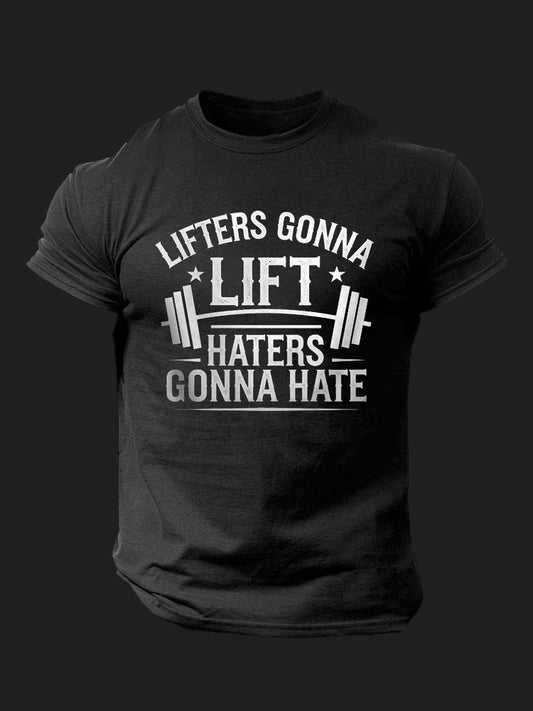 Lifters Gonna Lift BombApe Gym T-shirt