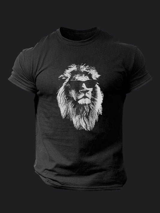 Lion Glasses BombApe Gym T-shirt