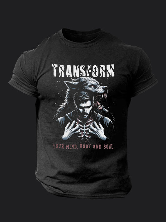 Werewolf Transform BombApe Gym T-shirt