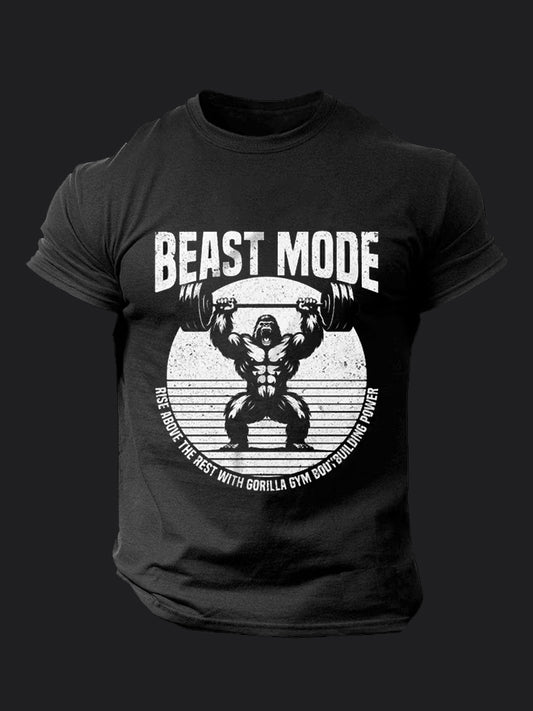 Gorilla Beast Mode BombApe Gym T-shirt