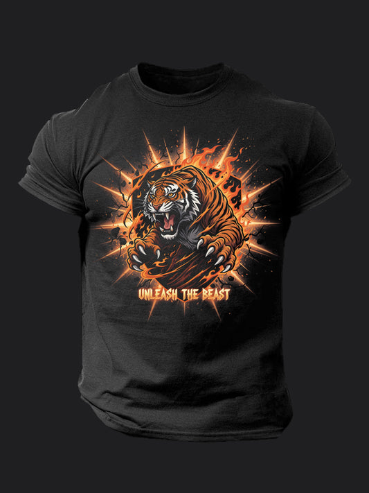 Unleash the Beast Tiger BombApe Gym T-shirt