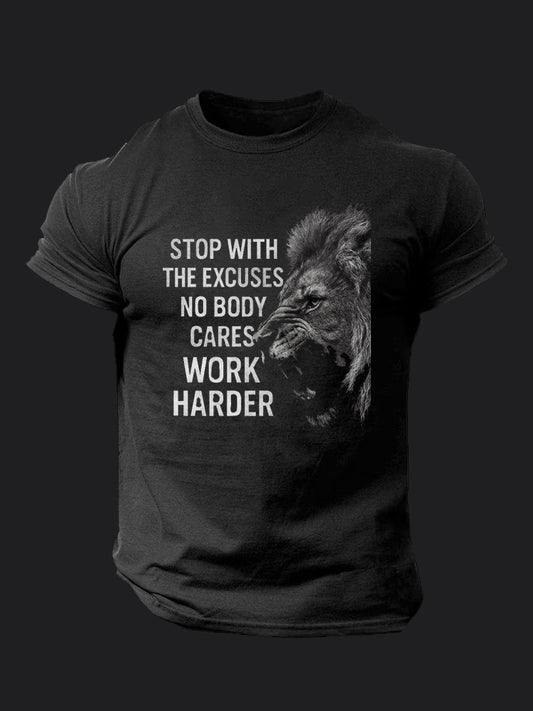 Stop With The Excuses BombApe Gym T-shirt