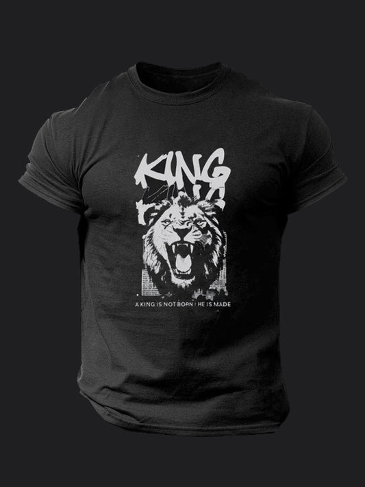 Gym Rat King Lion BombApe Gym T-shirt