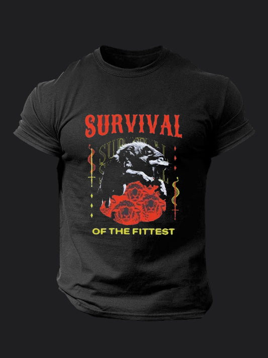 Survival Of The Fittest BombApe Gym T-shirt