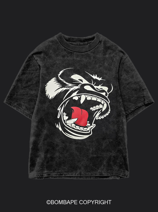 King Gorilla BombApe Washed Gym T-shirt