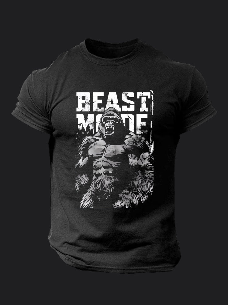 Beast Mode Gorilla BombApe Gym T-shirt