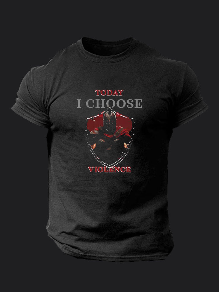 Today I Choose Violence BombApe GymT-shirt