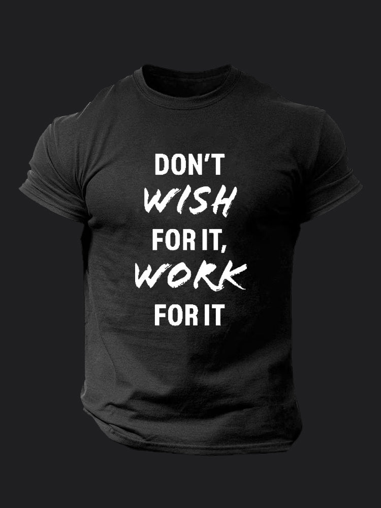 Work For It BombApe Gym T-shirt