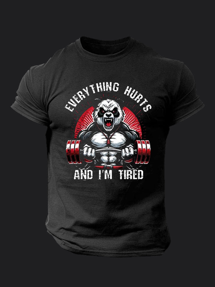 Everything Hurts and I'm Tired BombApe Gym T-shirt