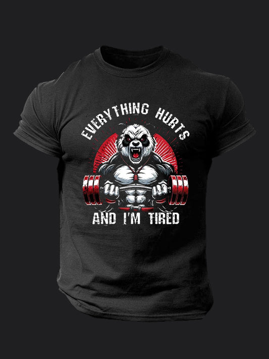 Everything Hurts and I'm Tired BombApe Gym T-shirt