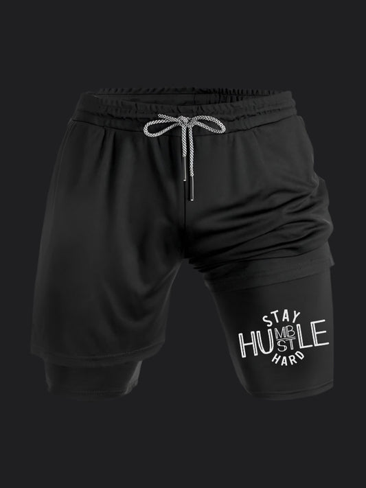 Stay Humble Hustle Hard BombApe Performance Shorts
