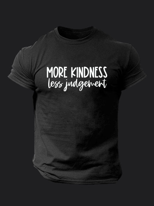 More Kindness Less Judgment BombApe Gym T-shirt