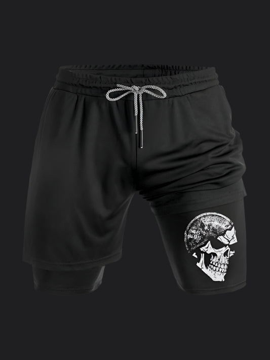 Skull  BombApe Performance Shorts