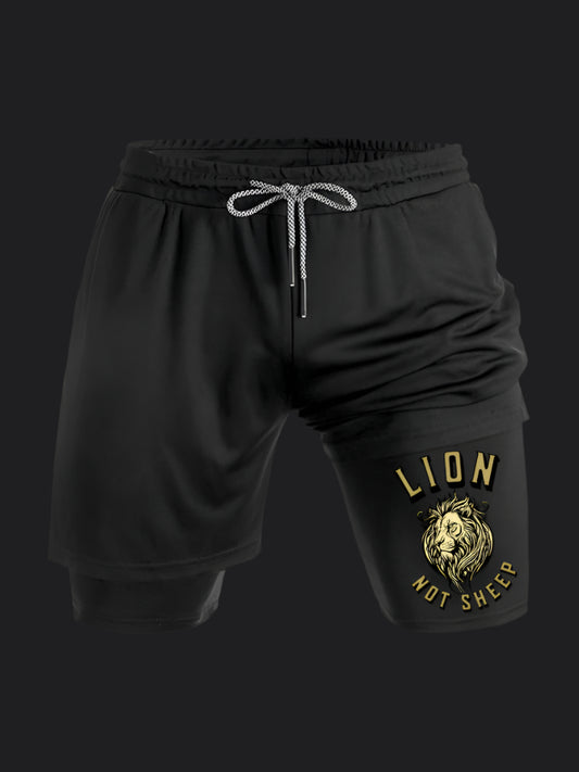 Lion Not Sheep BombApe Performance Shorts