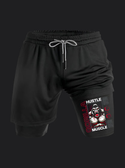 Hustle Muslce BombApe Performance Shorts