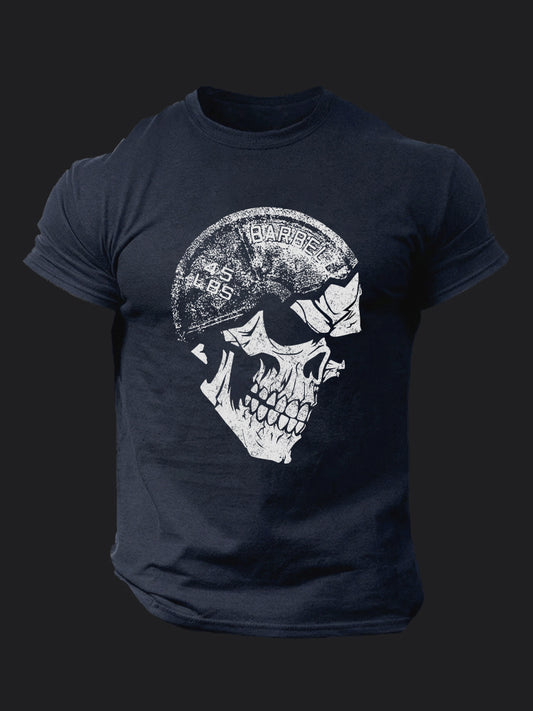 Skull Barbell Gym T-shirt