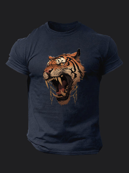Fierce Tiger Head BombApe Gym T-shirt