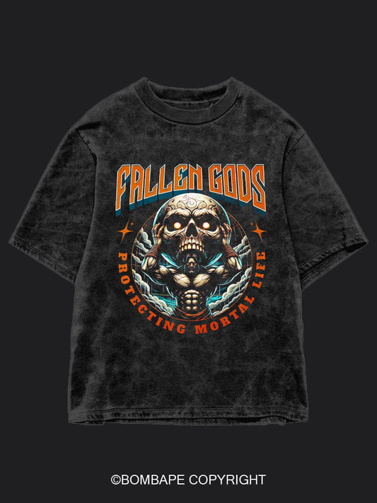 Fallen Gods BombApe Washed Gym T-shirt
