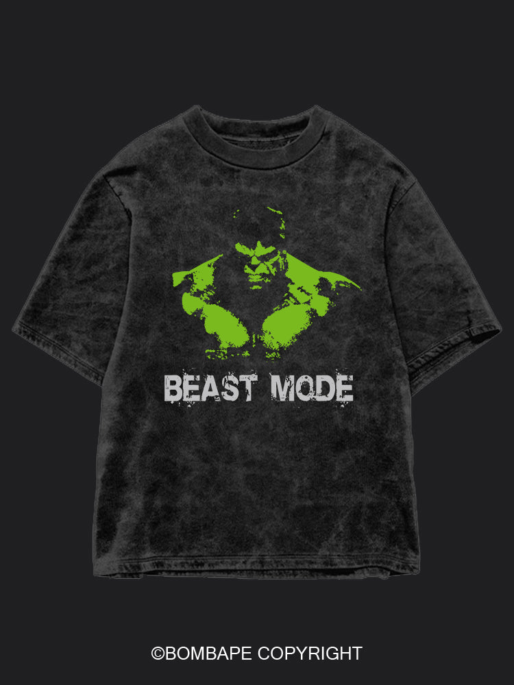 Beast Mode BombApe Washed Gym T-shirt