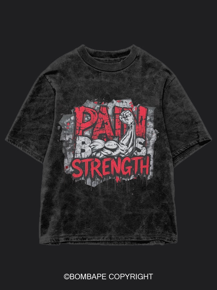 Strength BombApe Washed Gym T-shirt