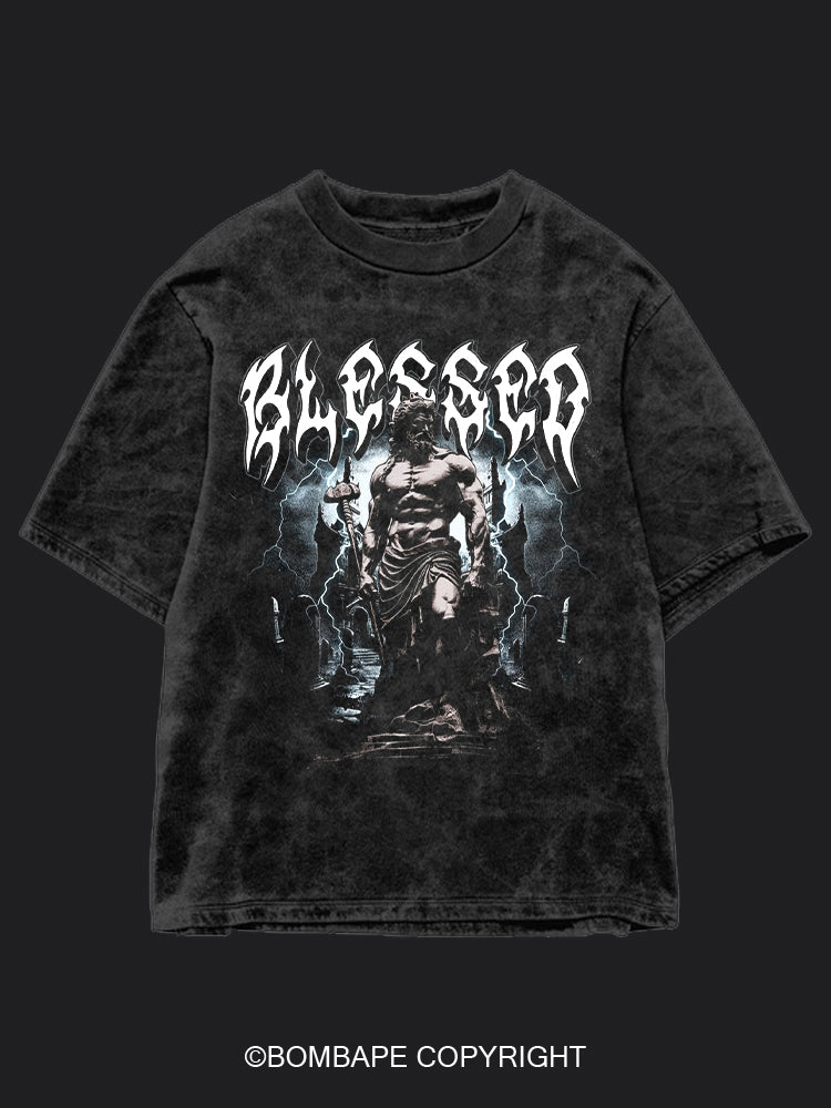 God BombApe Washed Gym T-shirt