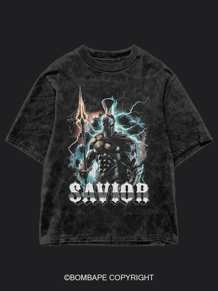 Savior BombApe Washed Gym T-shirt