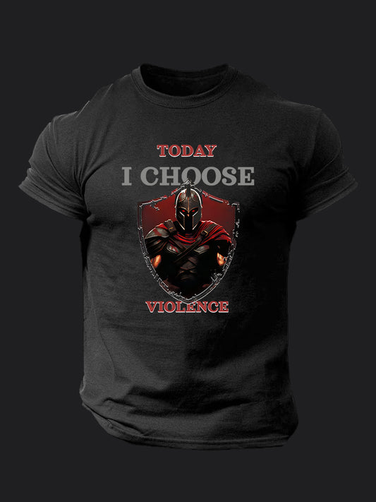 Today I Choose Violence BombApe GymT-shirt