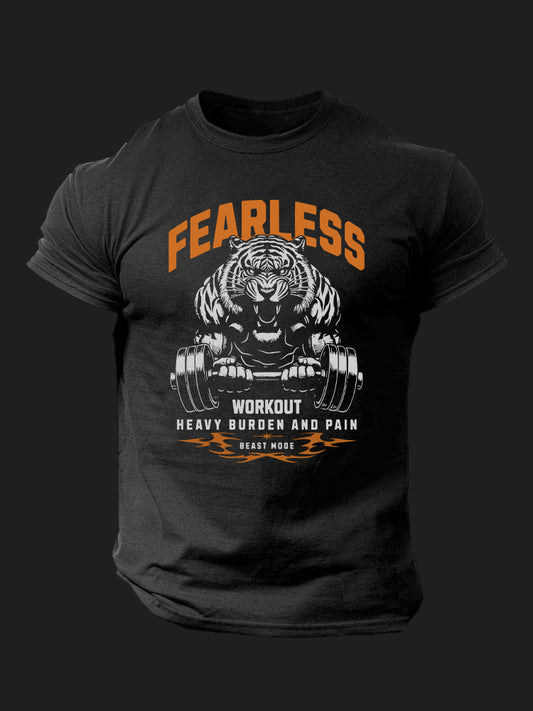 Fearless Tiger BombApe Gym T-shirt