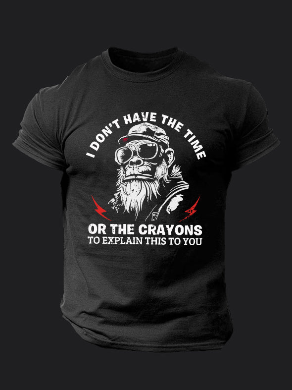 I Don't Have the Time BombApe Gym T-shirt