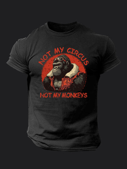 Not My Circus Not My Monkeys BombApe Gym T-shirt