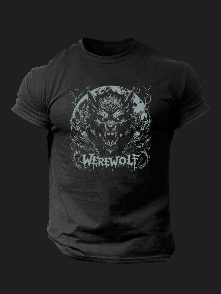 Horror Werewolf BombApe Gym T-shirt