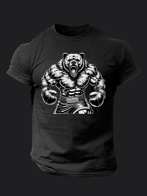 Fierce Boxing Bear BombApe Gym T-shirt