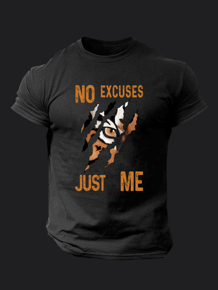 No Excuses Just Me BombApe Gym T-shirt