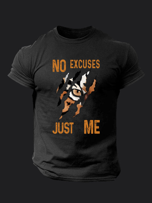 No Excuses Just Me BombApe Gym T-shirt