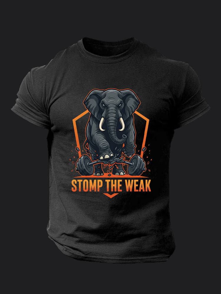 STOMP THE WEAK BombApe Gym T-shirt