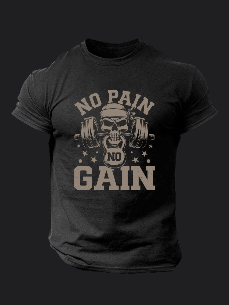 No Pain No Gain BombApe Gym T-shirt