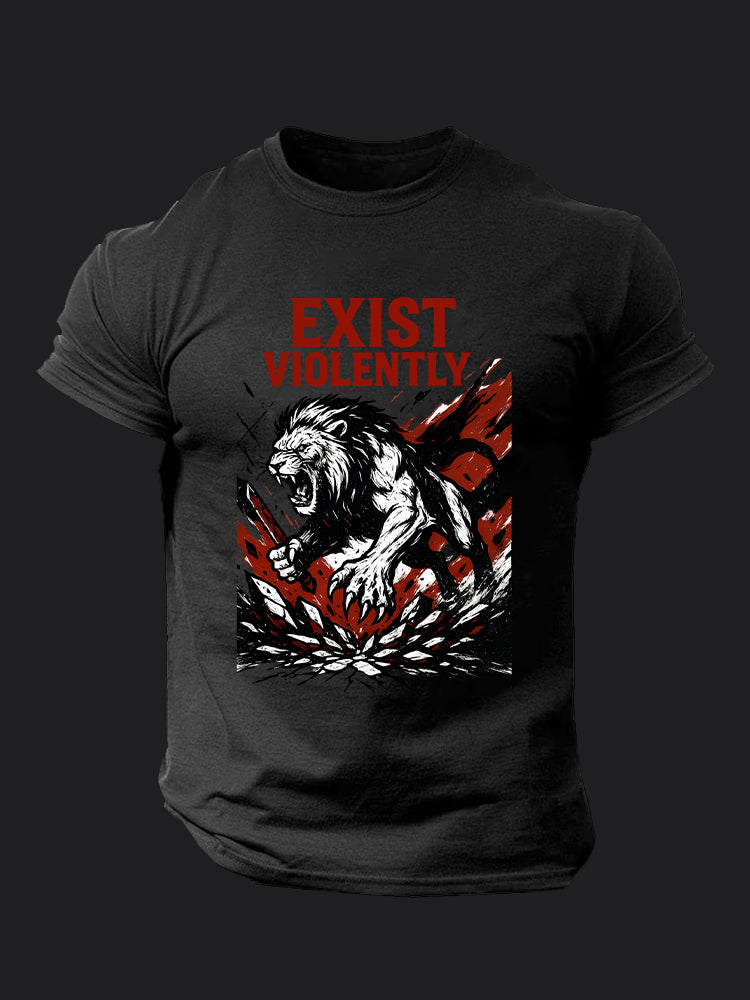 Exist Violently BombApe Gym T-shirt