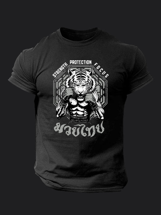 Tiger Fighter BombApe Gym T-shirt