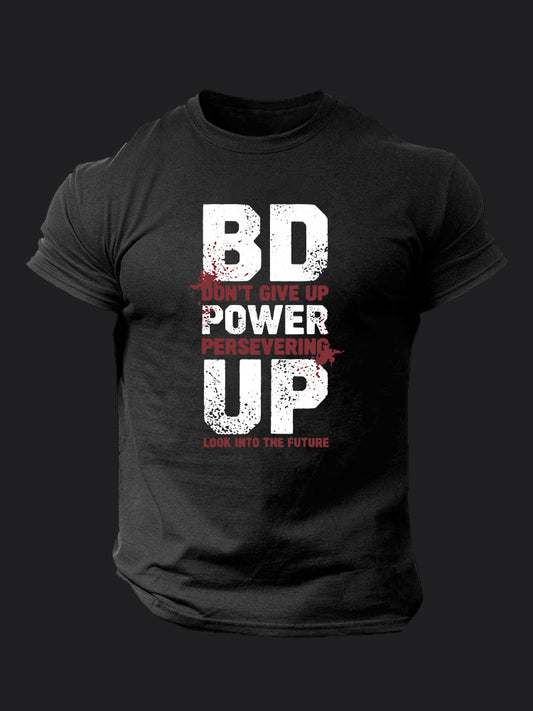 Don't Give Up BombApe Gym T-shirt