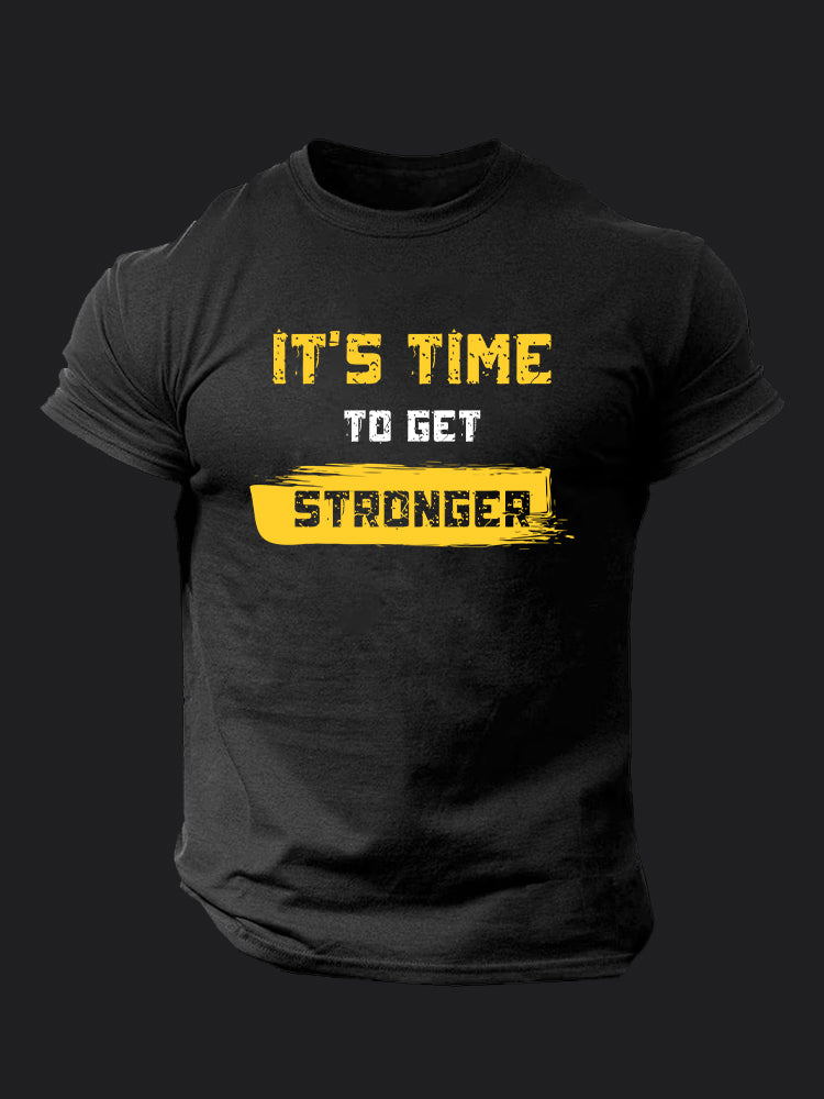 It's Time to Get Stronger BombApe Gym T-shirt