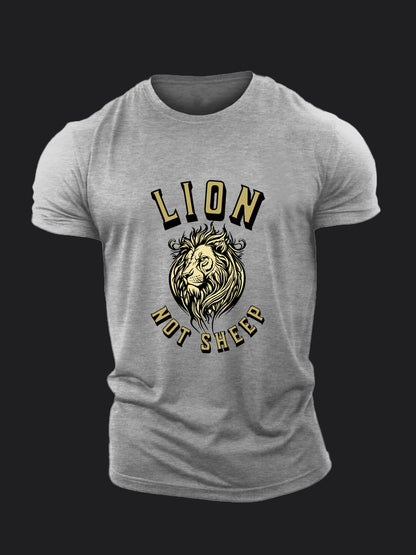 Lion Not Sheep BombApe Gym T-shirt