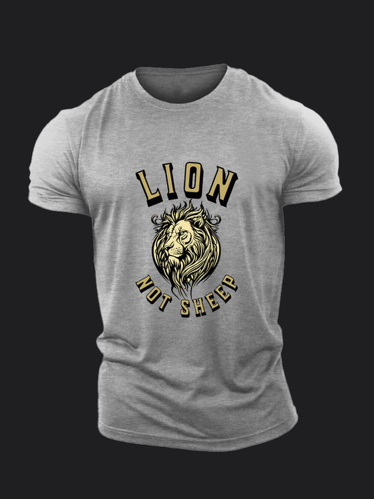 Lion Not Sheep BombApe Gym T-shirt
