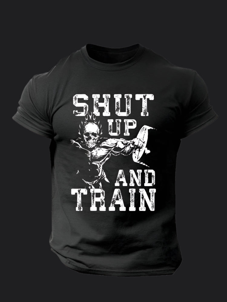 SHUT UP AND TRAIN Gym T-shirt